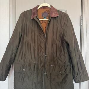 VTG Ralph Lauren green brown chore equestrian barn jacket S